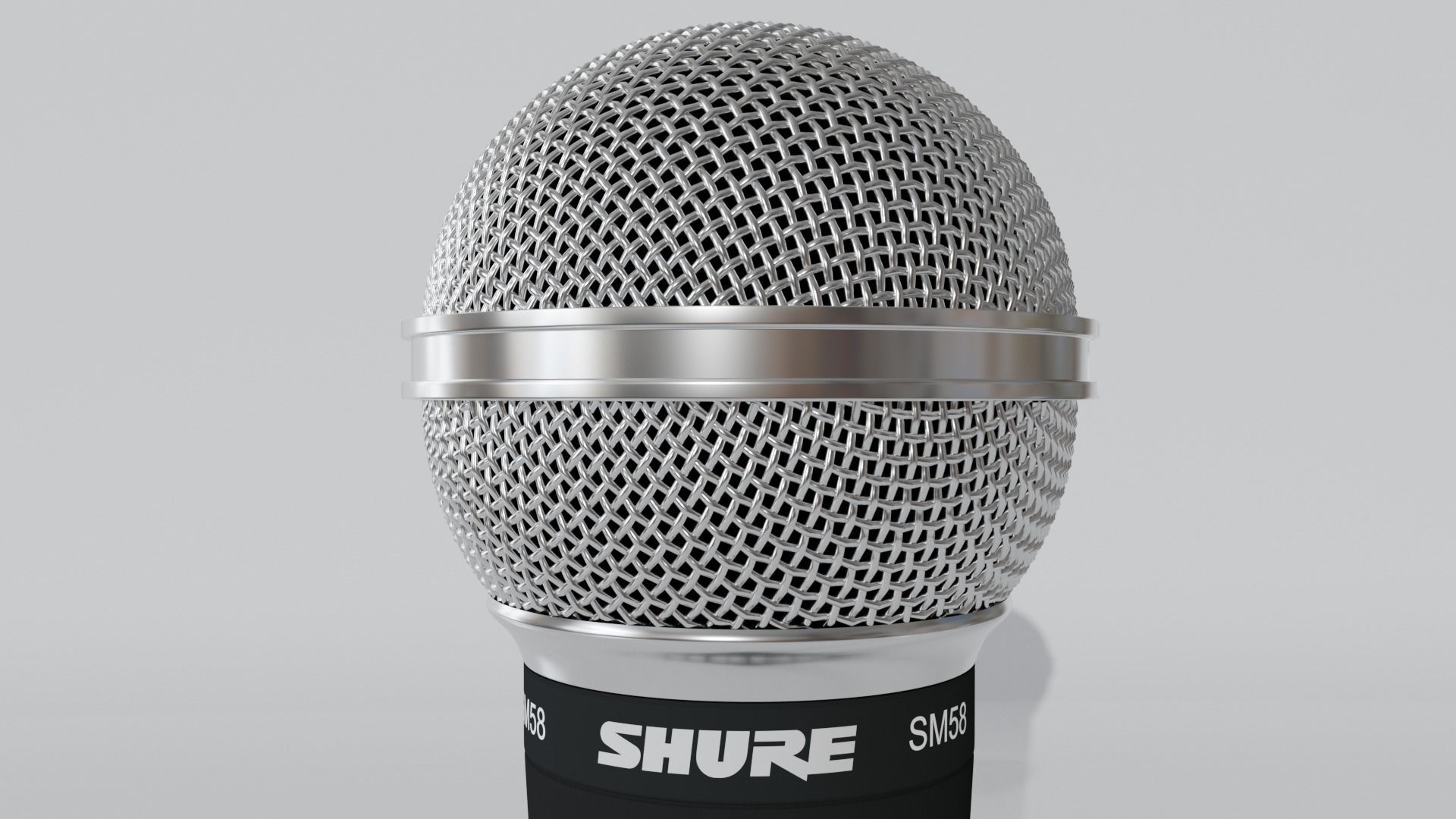 SHURE sm58 3D model_5