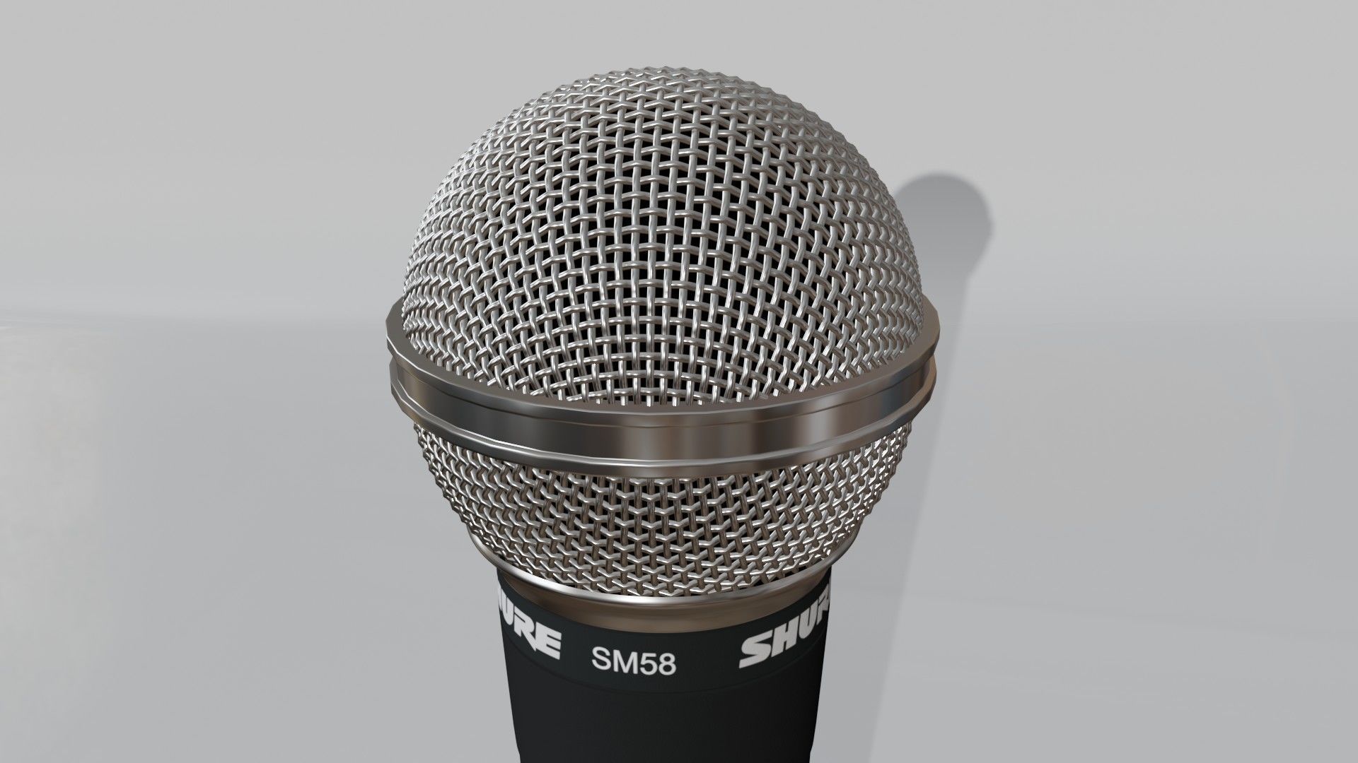 SHURE sm58 3D model_7