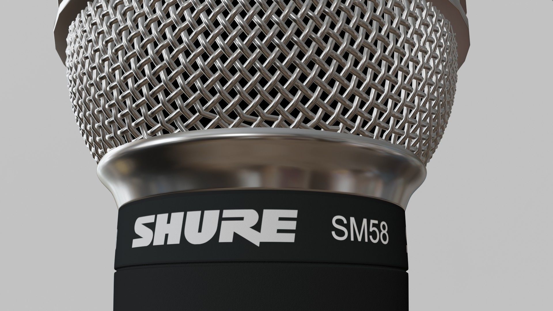 SHURE sm58 3D model_8