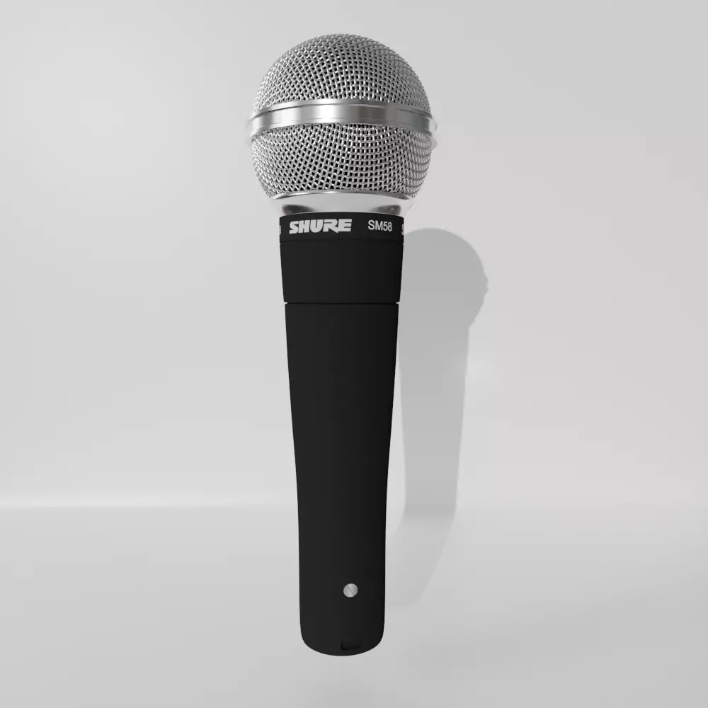 SHURE sm58 3D model_0