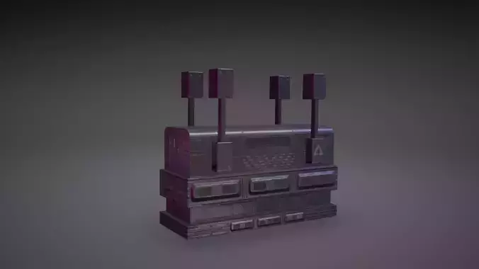 Air Heat Game Ready Low-poly 3D model