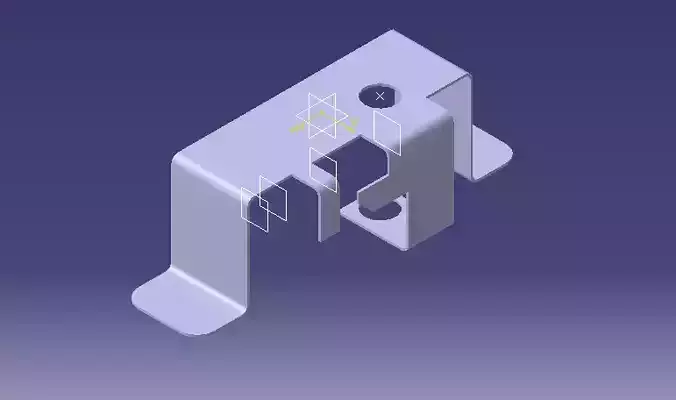 sheet metal CAD model