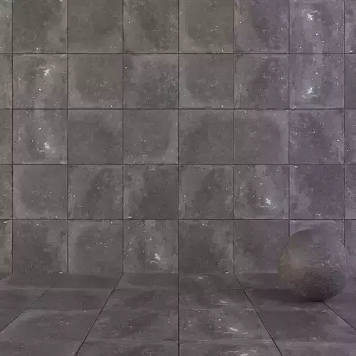 Flaviker Nordik Stone Black 60x60