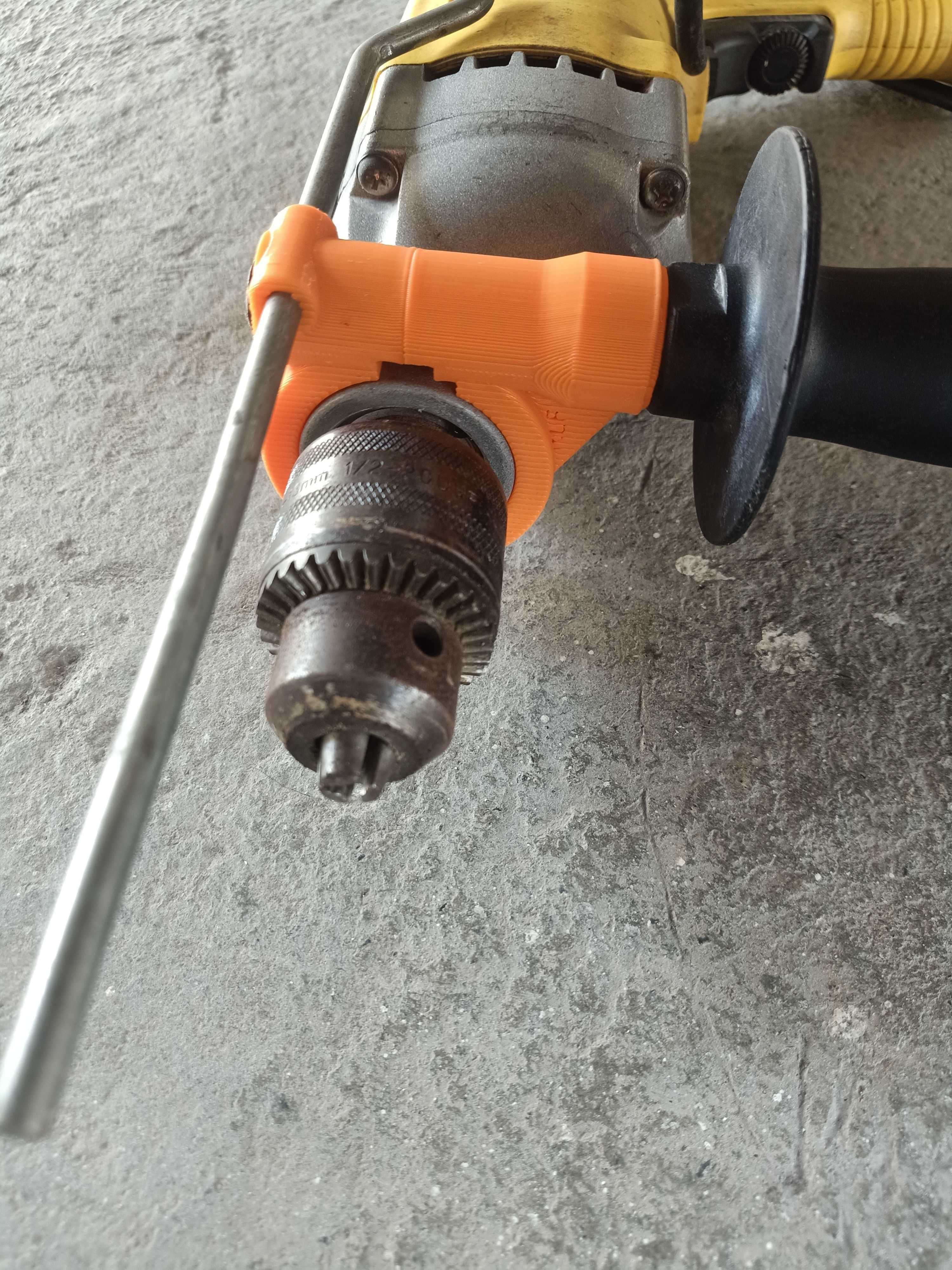 DRILL GRIP BASE  3D print model_1