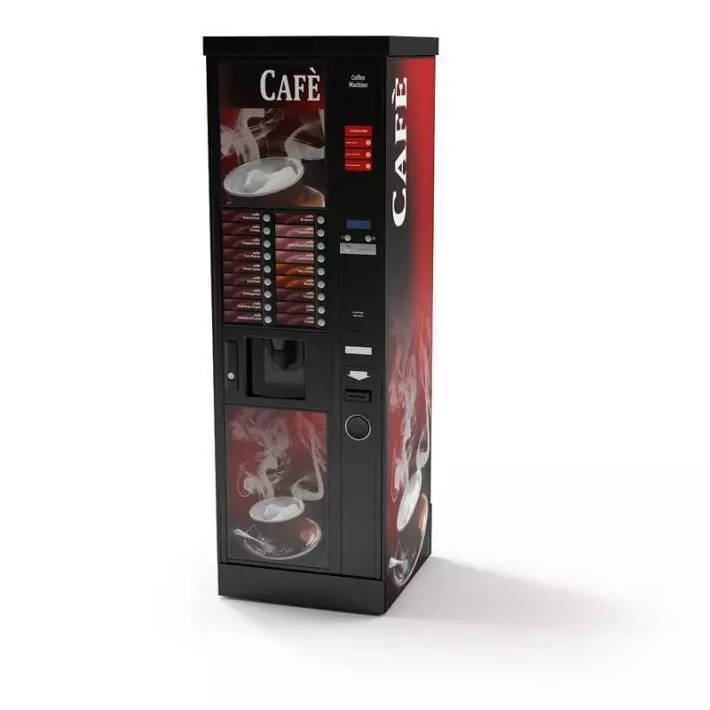 Cafe Coffee Vending Machine 3D model_0