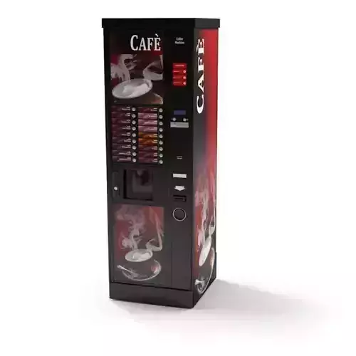 Cafe Coffee Vending Machine 3D model Cafe Coffee Vending Machine 3D model