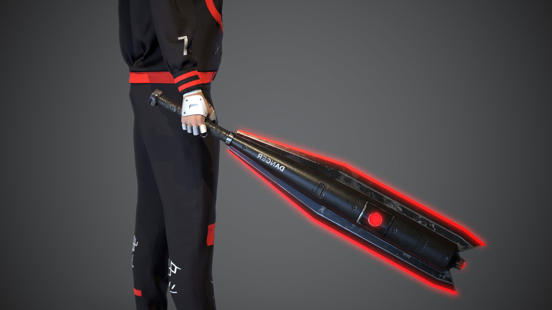 Tokyo Machine Girl Low-poly 3D model_8