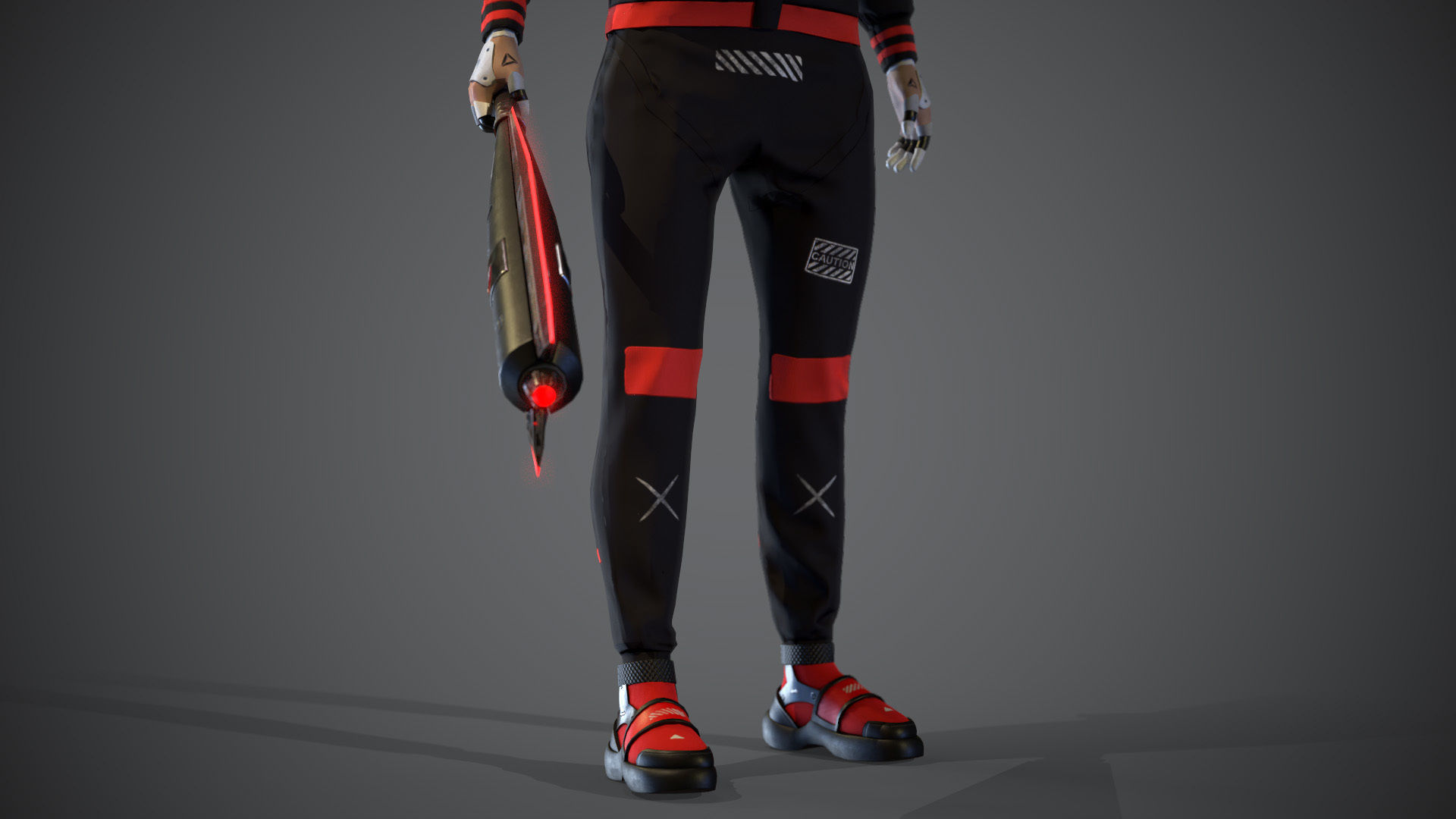 Tokyo Machine Girl Low-poly 3D model_9