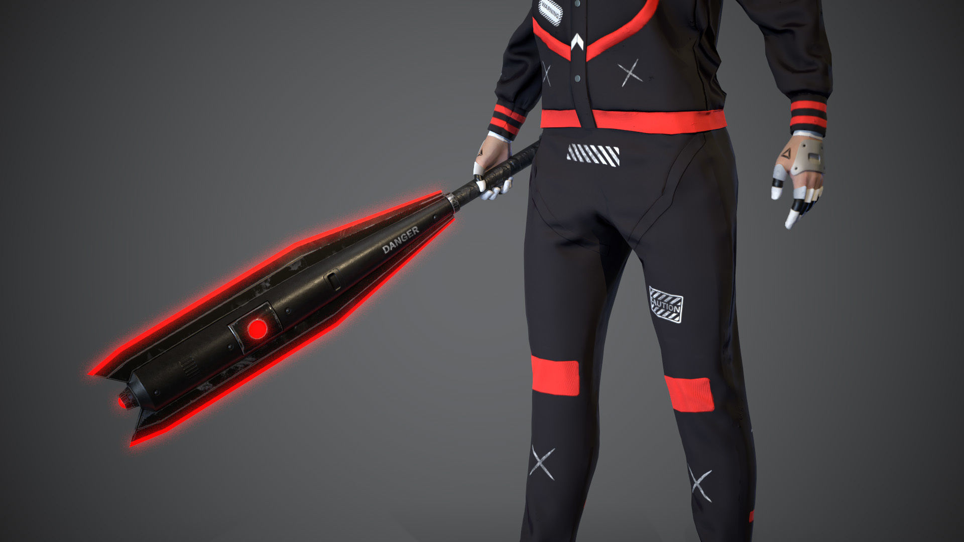 Tokyo Machine Girl Low-poly 3D model_7