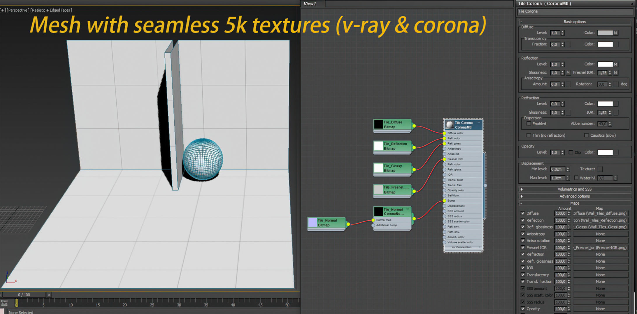 Tile Collection No 5 Low-poly 3D model_3