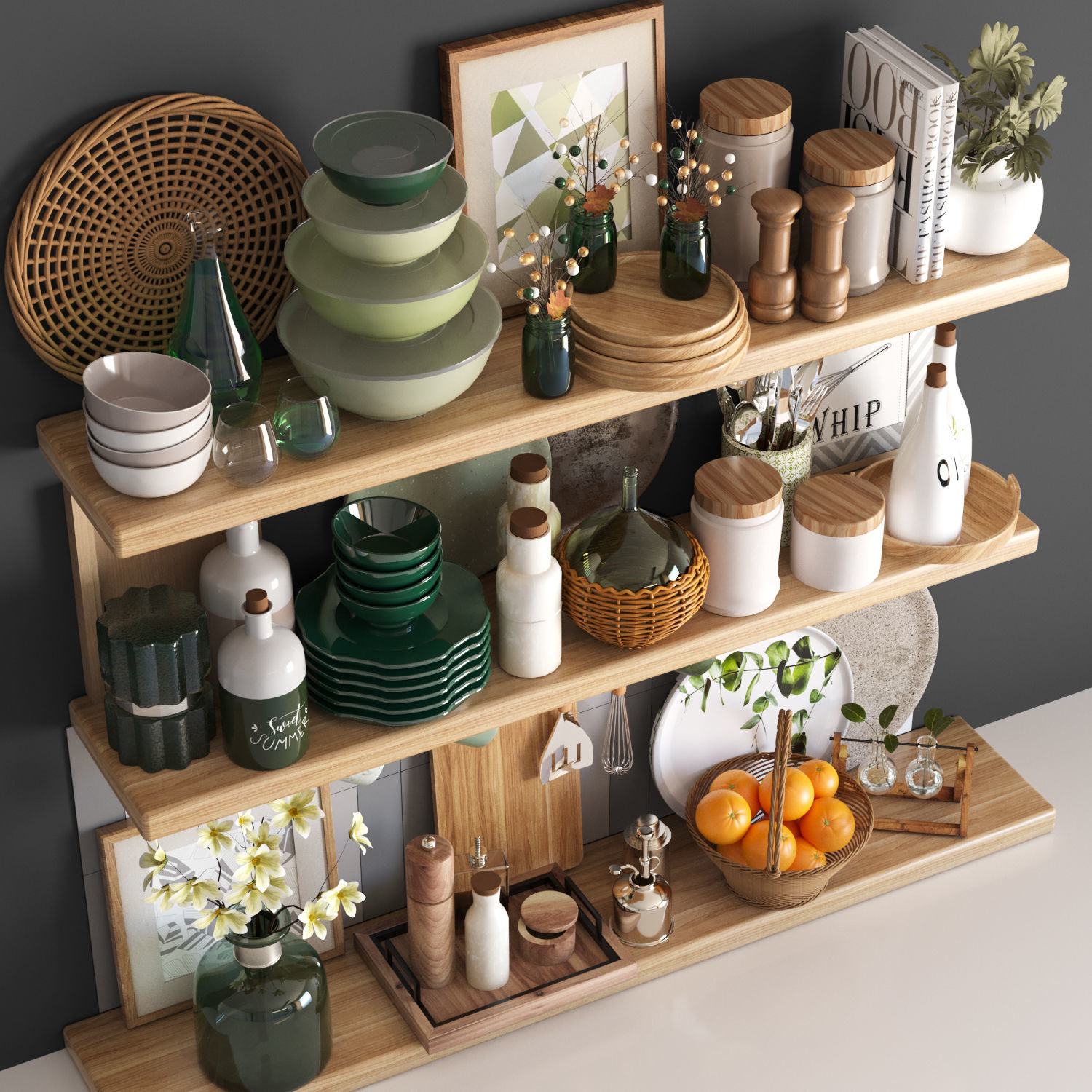 kitchen accessories 002 3D model_5