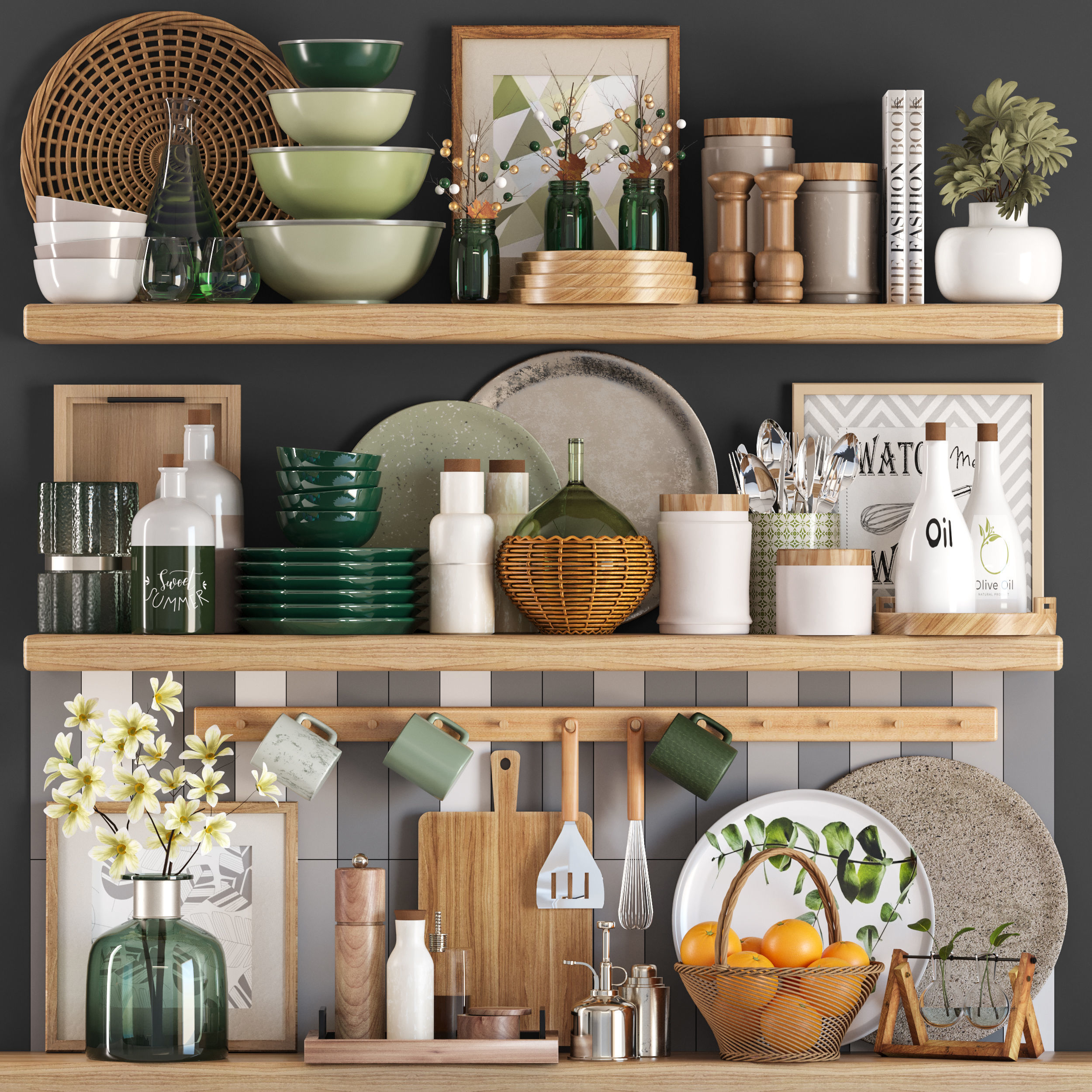 kitchen accessories 002 3D model_1