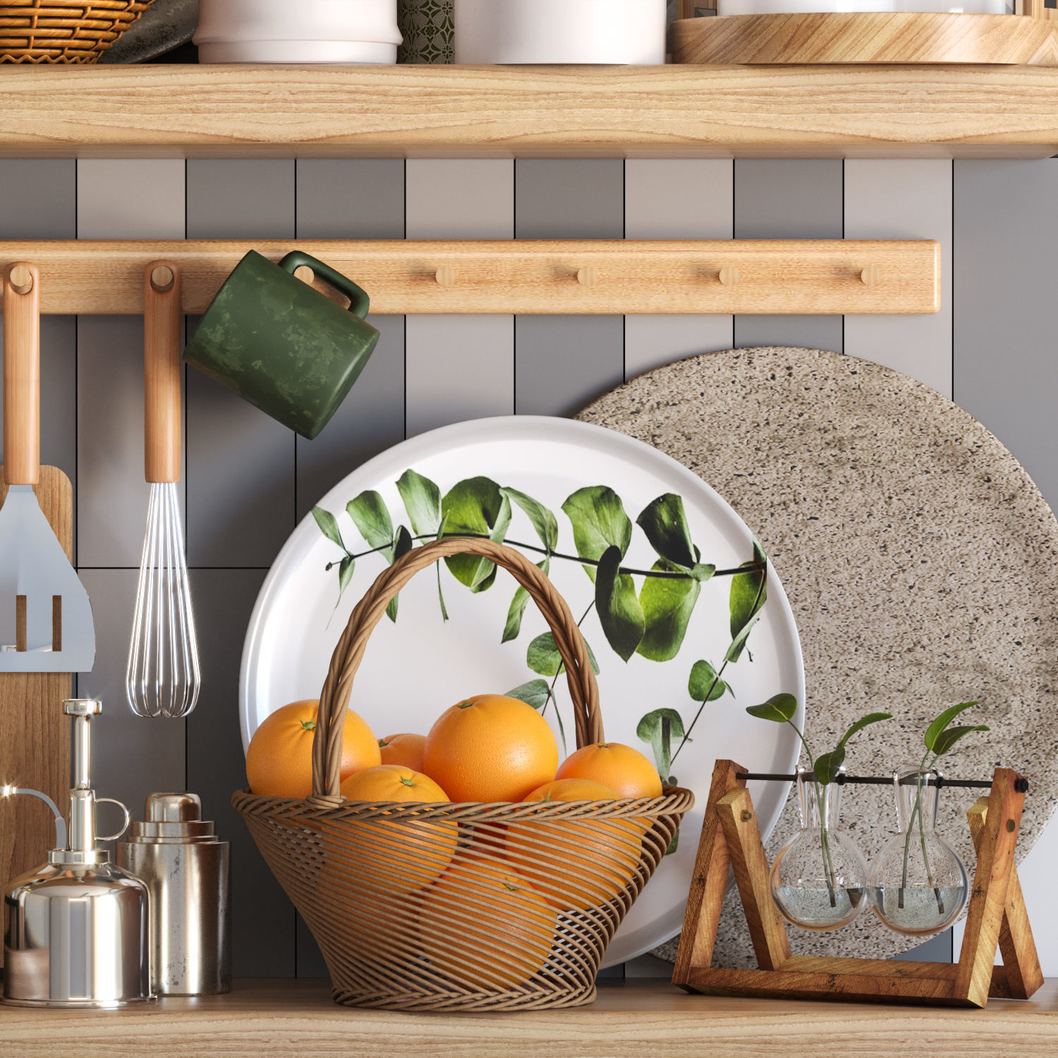 kitchen accessories 002 3D model_4