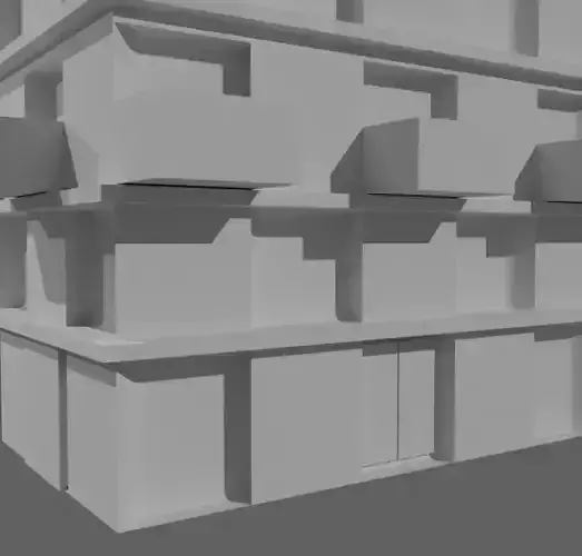 Untextured Generic Building