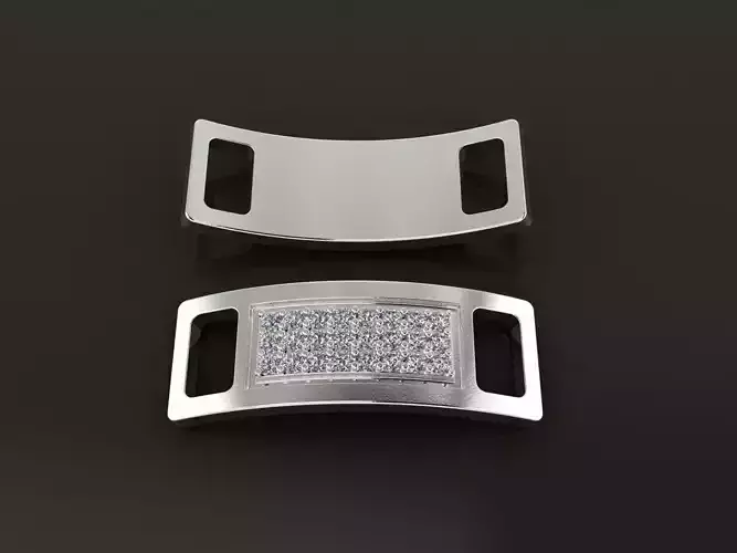 LACE LOCK DIAMOND CLUSTER CLIP TAG 1MM70