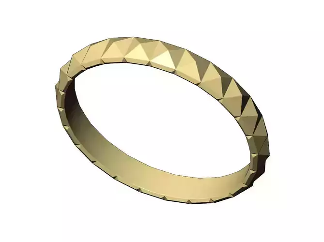 Pyramid pattern band US size 5to11