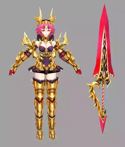 Paladin female warrior