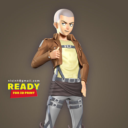 Connie Springer - Attack on titan 3D print model