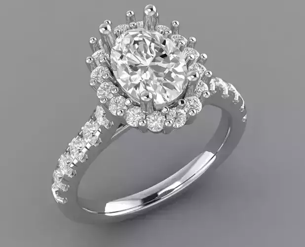 Cluster Style ring