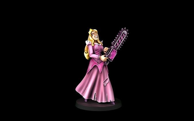 Sleeping Beauty  3D print model