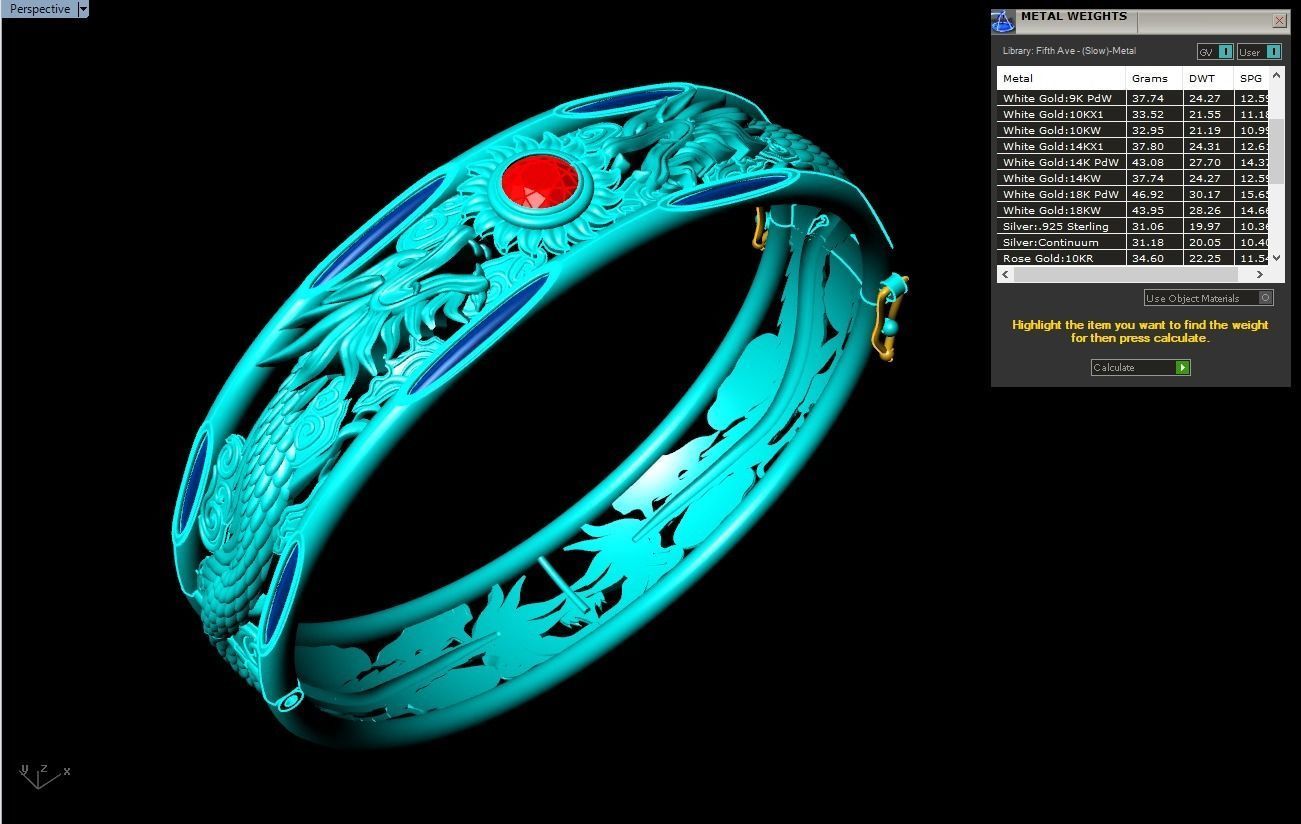 Dragon Bracelets - Mens Bracelets 3D print model_7