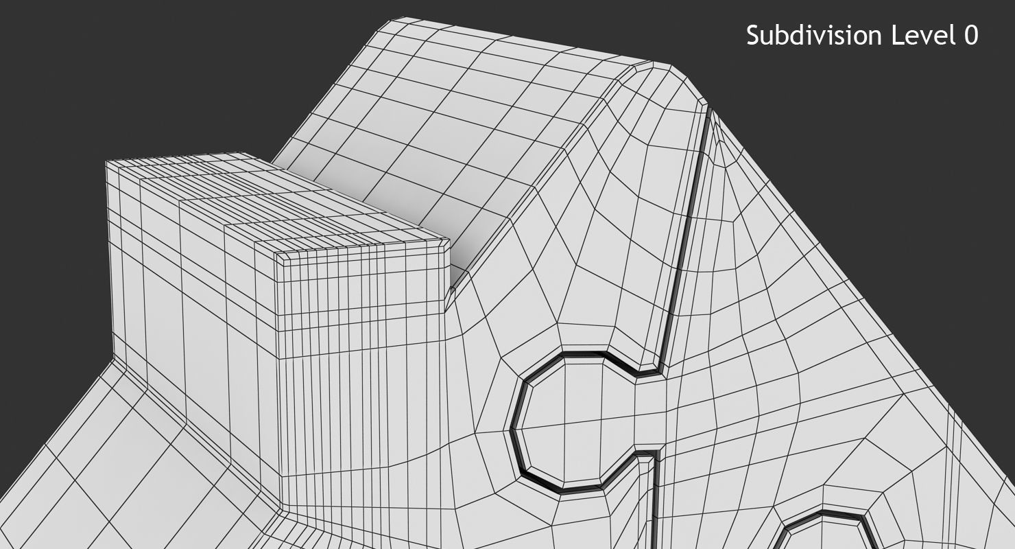 House Puzzle Low-poly 3D model_10