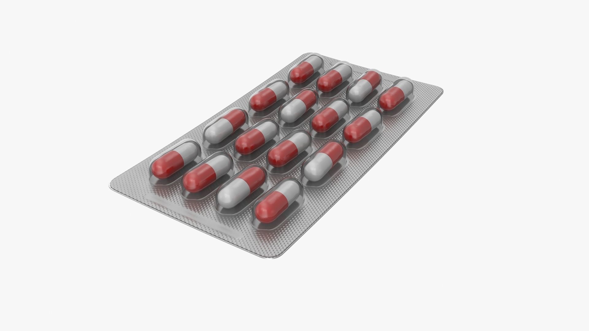 Pills Tablets Low-poly 3D model_3