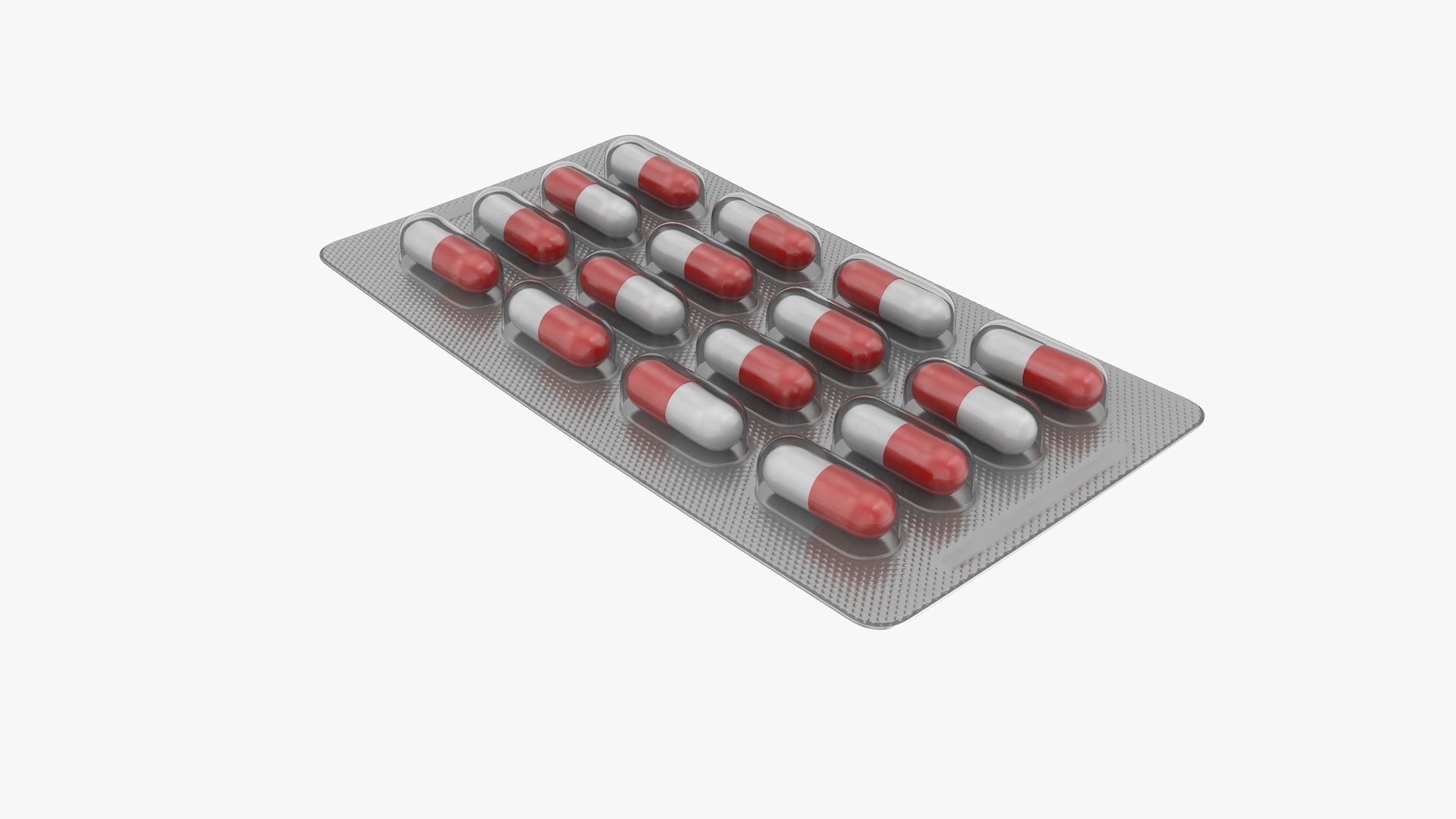 Pills Tablets Low-poly 3D model_4