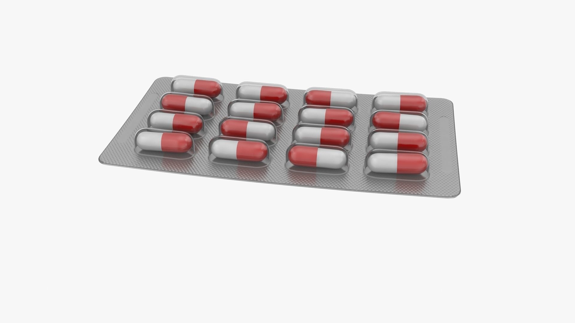 Pills Tablets Low-poly 3D model_5