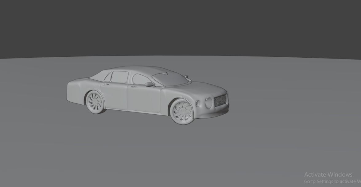 Bentley flying spur 3D model_8