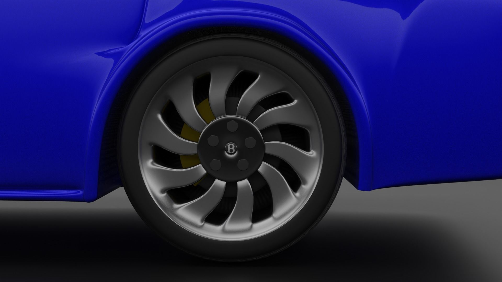 Bentley flying spur 3D model_6