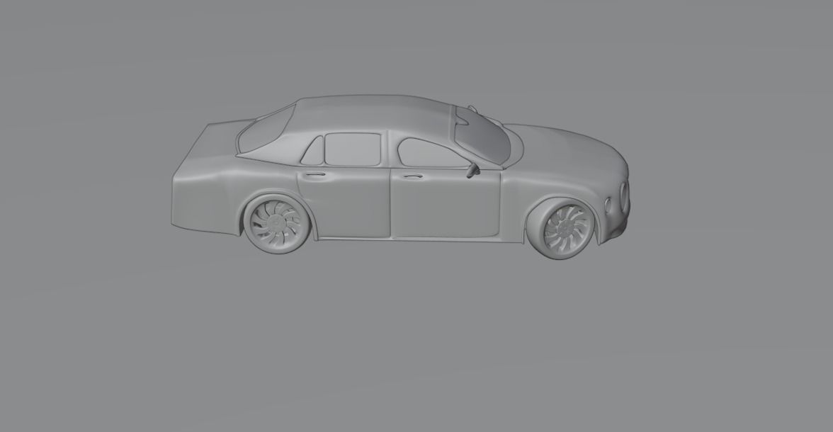 Bentley flying spur 3D model_4