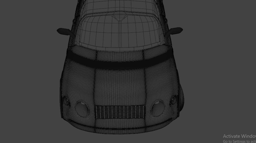 Bentley flying spur 3D model_5