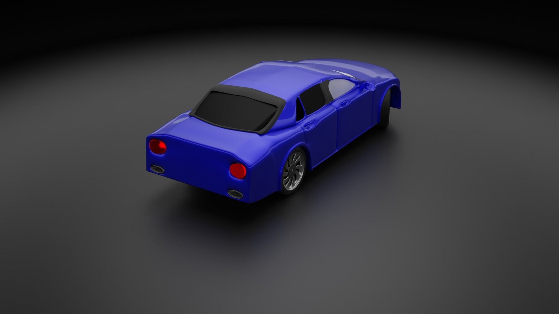 Bentley flying spur 3D model_2