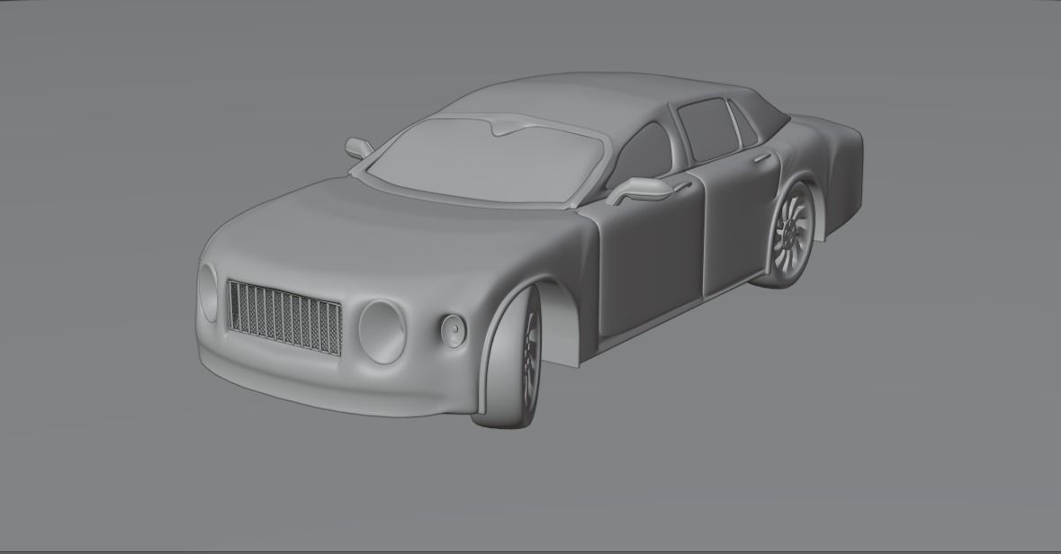Bentley flying spur 3D model_3
