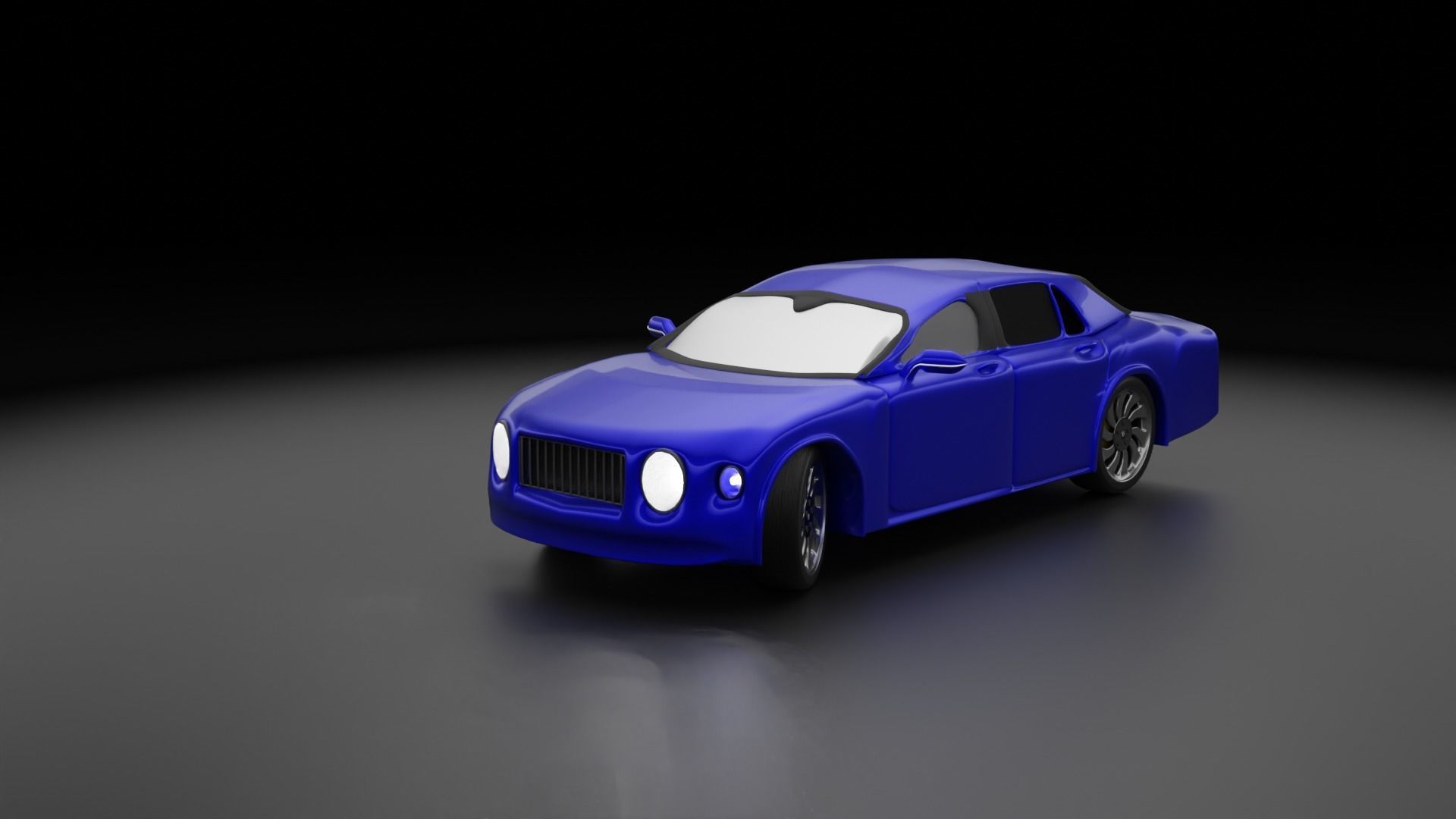 Bentley flying spur 3D model_1