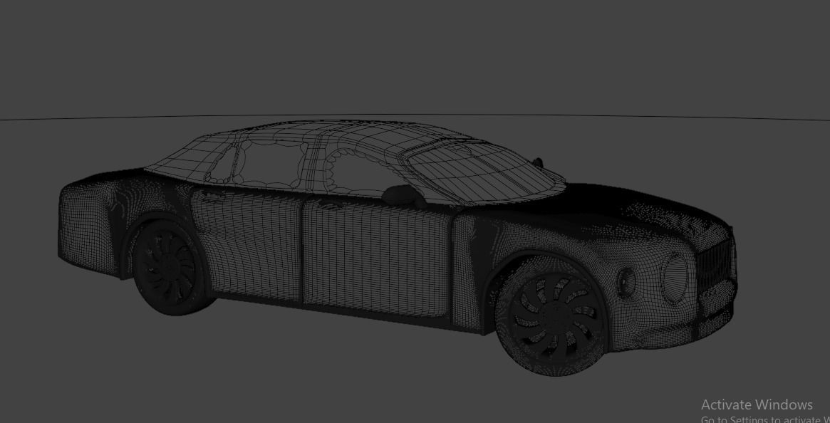 Bentley flying spur 3D model_9