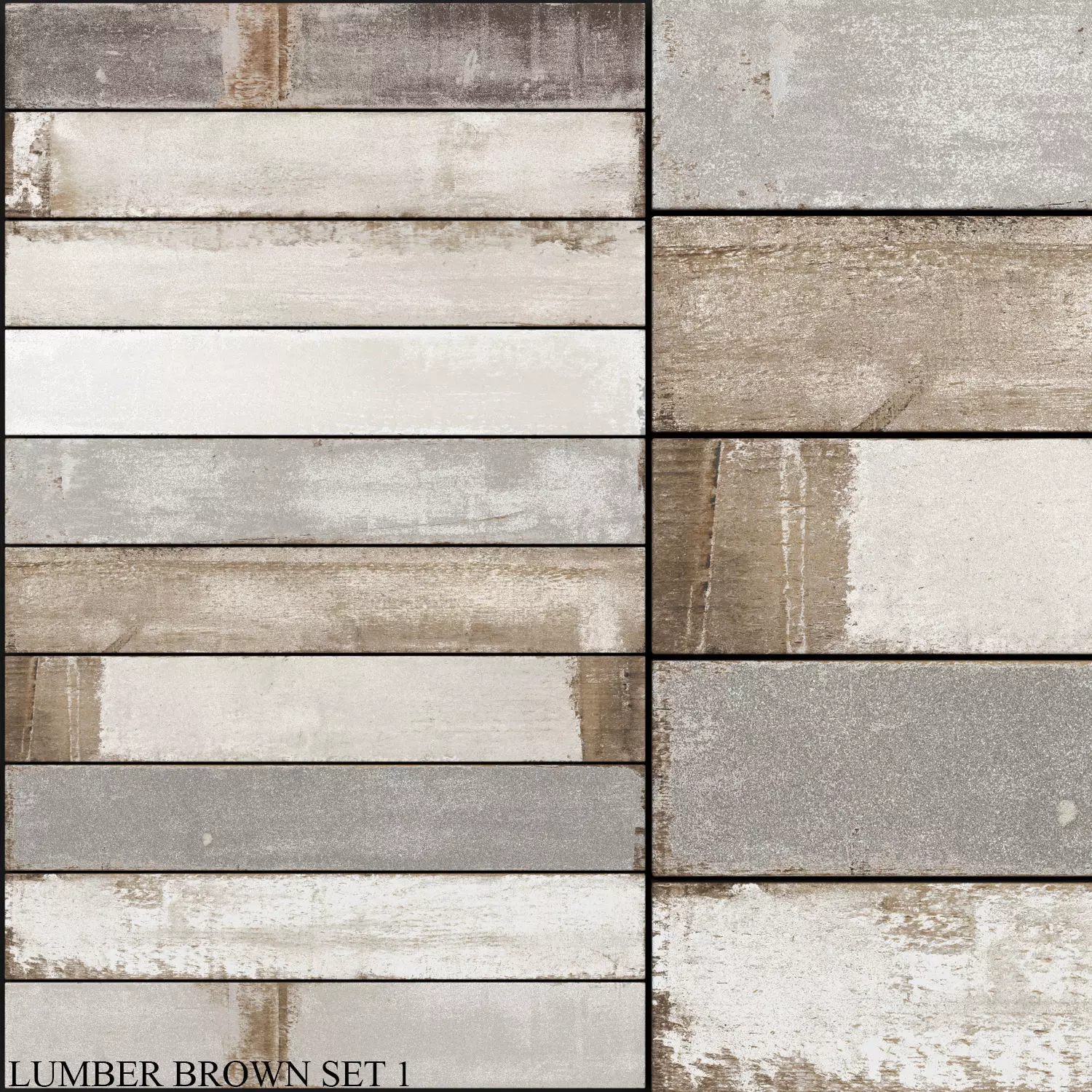 Peronda Lumber Brown Set 1 3D model_0