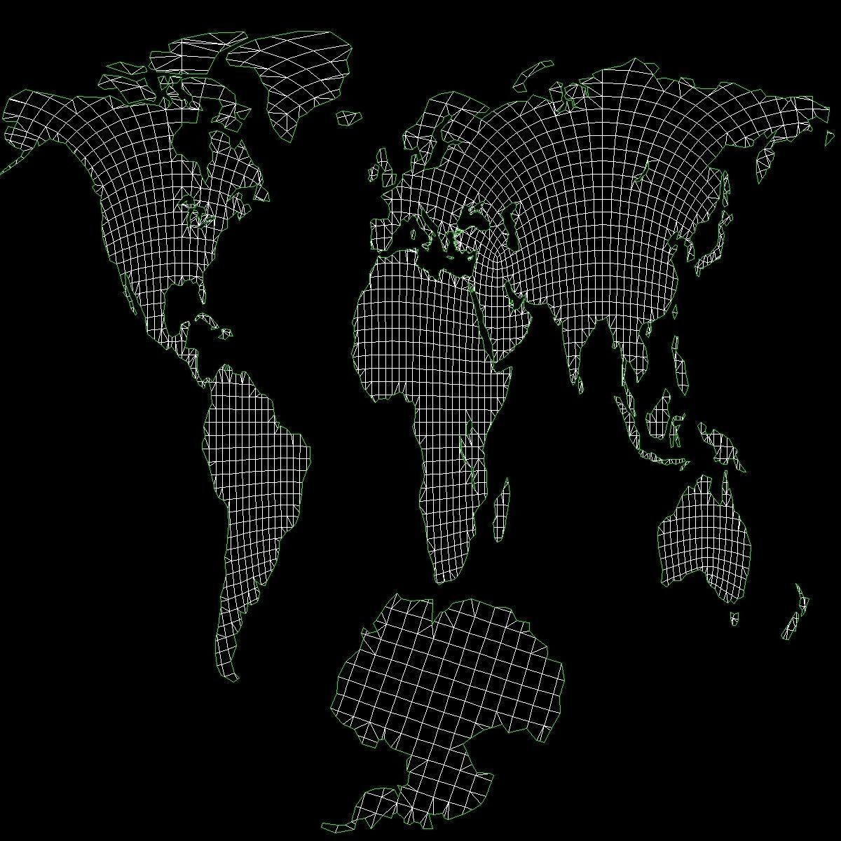 Blue Earth Low-poly 3D model_12