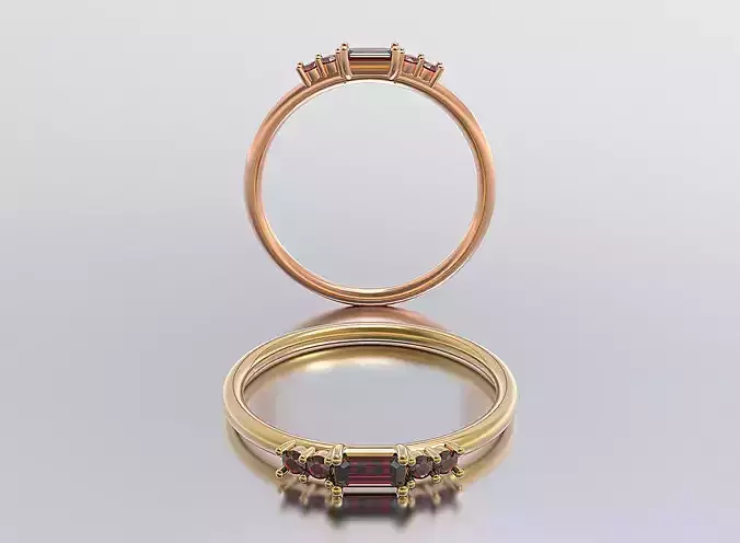 solitaire woman ring