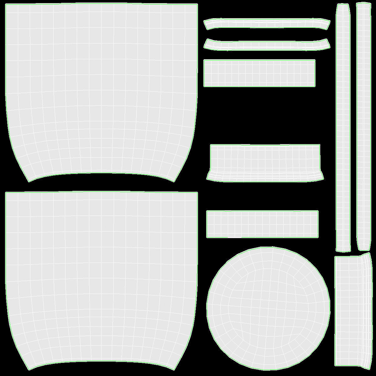 Pill Bottle Low-poly 3D model_13