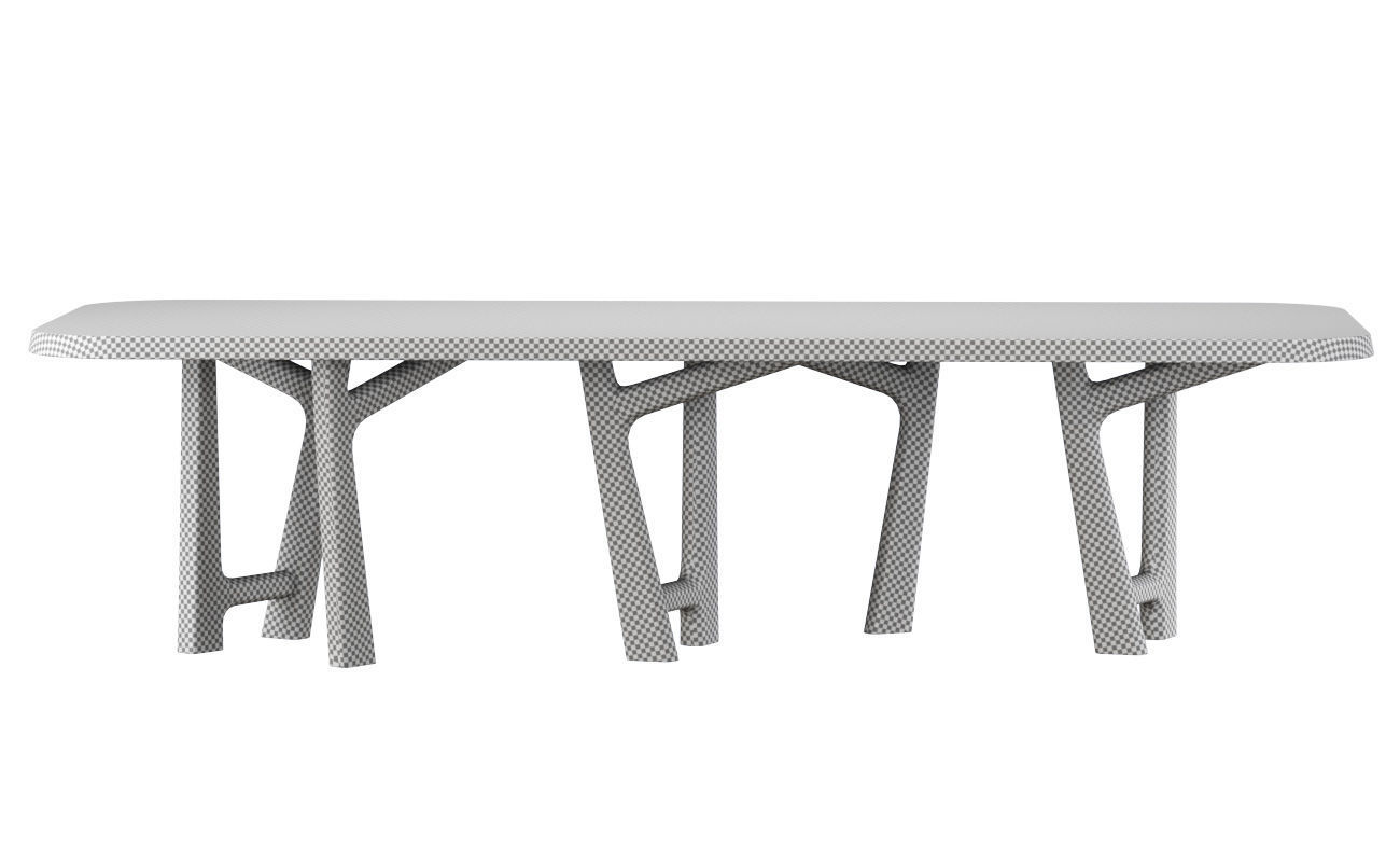 YBU table by Jean-Pierre Tortil  Low-poly 3D model_7