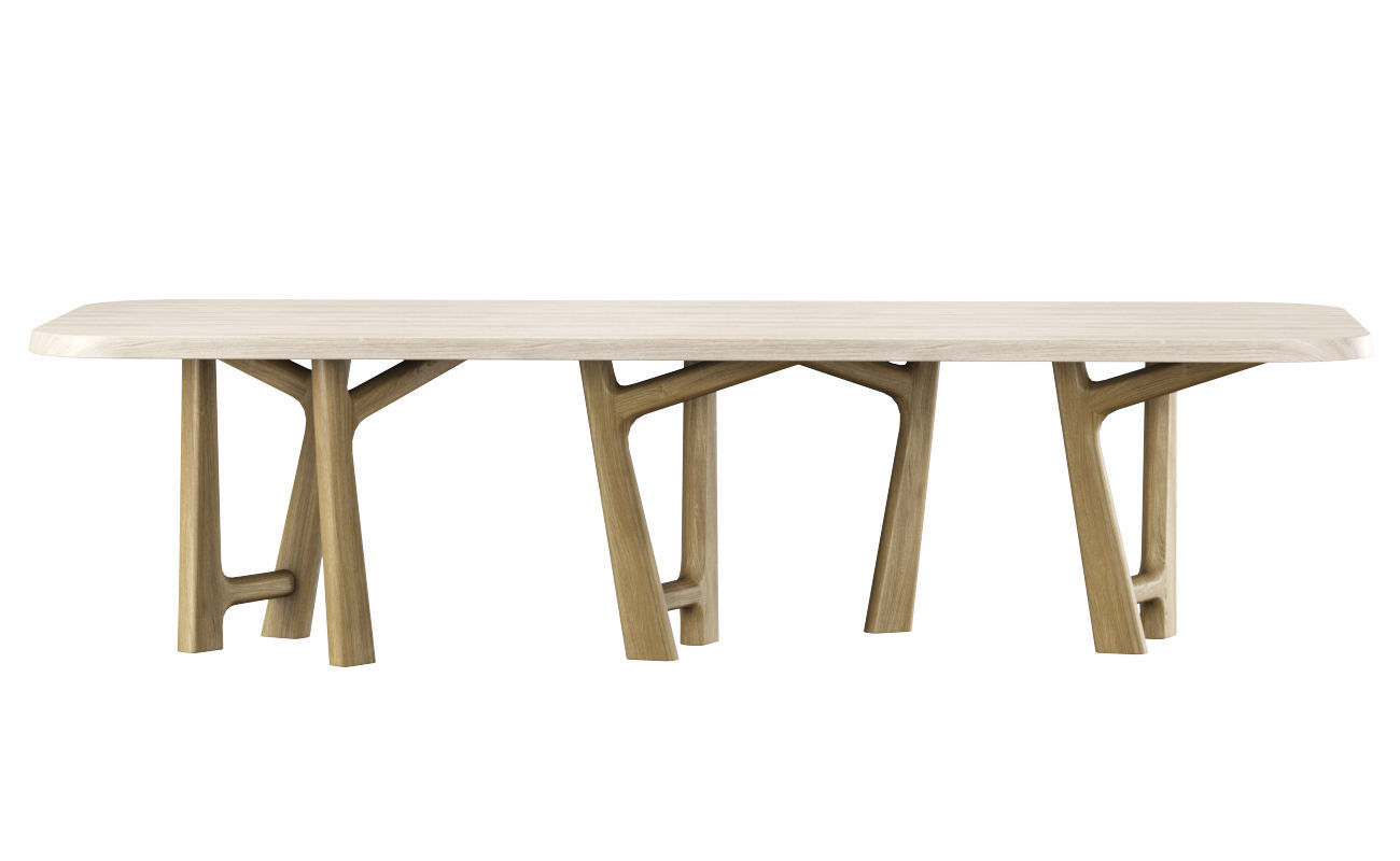 YBU table by Jean-Pierre Tortil  Low-poly 3D model_1