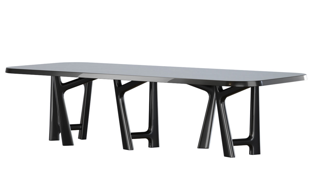 YBU table by Jean-Pierre Tortil  Low-poly 3D model_4