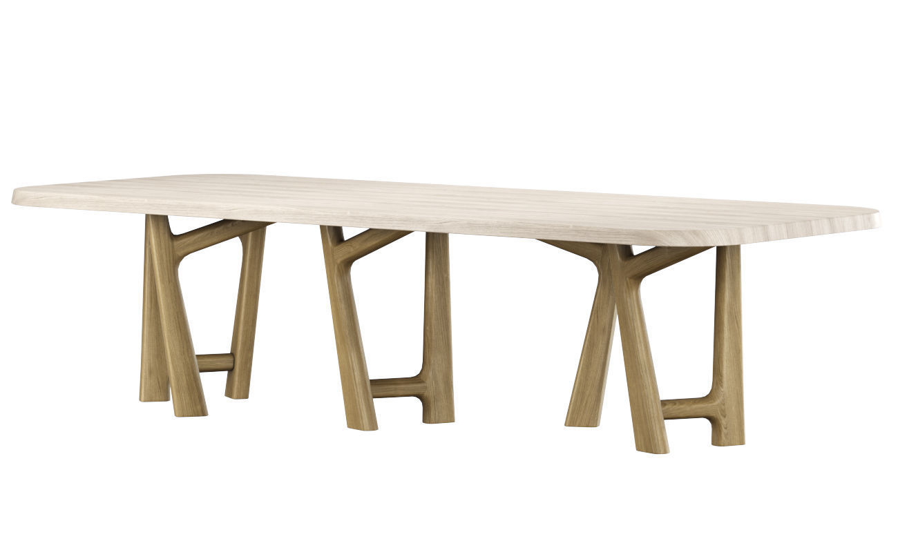 YBU table by Jean-Pierre Tortil  Low-poly 3D model_3