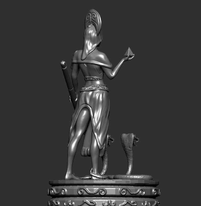 Chess board figure - The Bishop 3D print model_1