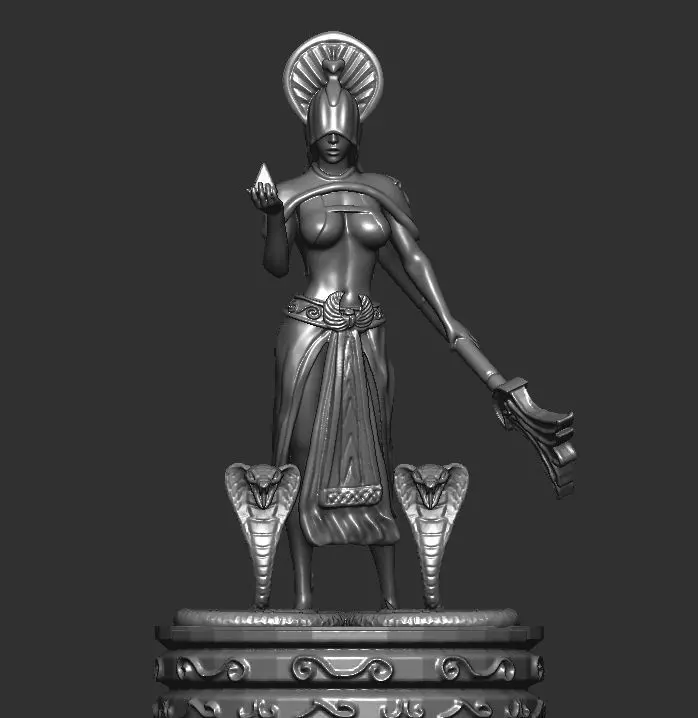Chess board figure - The Bishop 3D print model_0