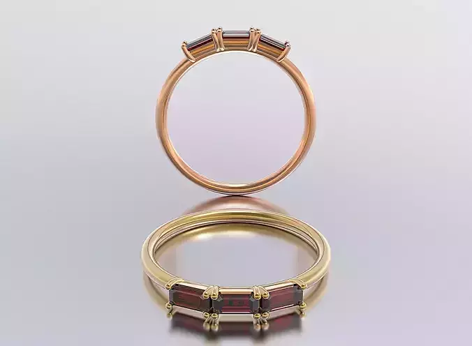 solitaire woman ring