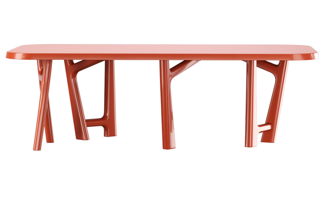 YBU dining table by Jean-Pierre Tortil  Low-poly 3D model_2