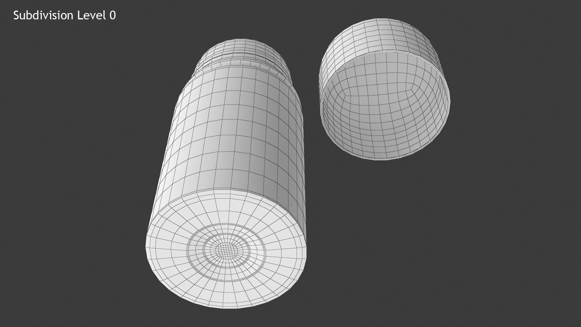 Antiperspirant lipstick tube Low-poly 3D model_11